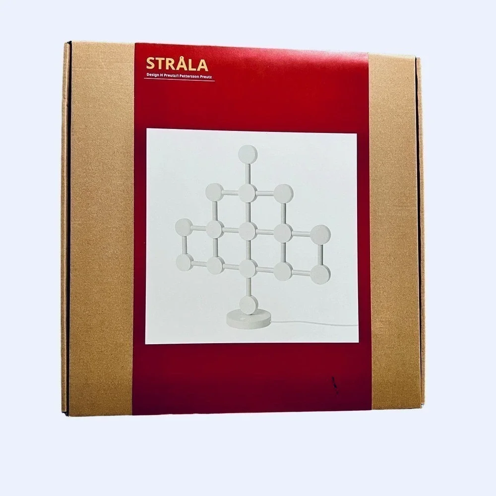 IKEA STRALA STRÅLA LED table lamp, white, 18 1/2 